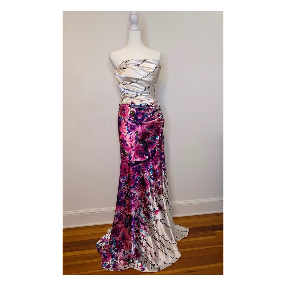 Floral gown dress